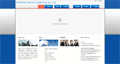 Desktop Screenshot of eglogistics.com